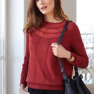 Sezane Tobia Jumper Terre NWT Size S